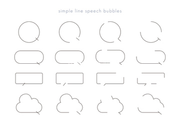 ふきだし 図形 かわいい ナチュラル の画像素材 人物 イラスト Cgの写真素材ならイメージナビ