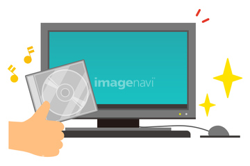 ディスクトップ の画像素材 ビジネス イラスト Cgの写真素材ならイメージナビ