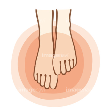 足の指 の画像素材 ライフスタイル イラスト Cgの写真素材ならイメージナビ