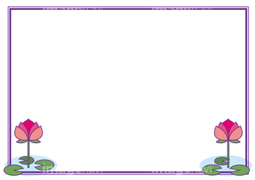 花の枠 の画像素材 花 植物 イラスト Cgの写真素材ならイメージナビ