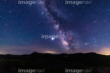 夜空 星空 北海道 綺麗 ロイヤリティフリー の画像素材 空 自然 風景の写真素材ならイメージナビ