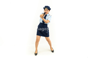 女性 警官 日本人 婦人警官 の画像素材 日本人 人物の写真素材ならイメージナビ