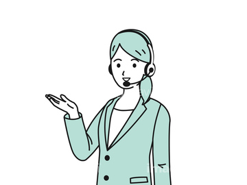 コールセンター イラスト かわいい の画像素材 ビジネス イラスト Cgのイラスト素材ならイメージナビ