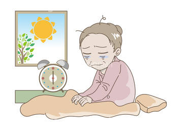 起きる 女性 イラスト 起き上がる の画像素材 医療 イラスト Cgのイラスト素材ならイメージナビ