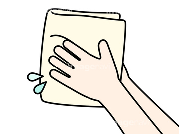 手を拭く の画像素材 医療 イラスト Cgの写真素材ならイメージナビ