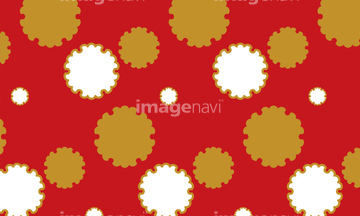 和柄 正月 パターン 赤色 雪輪文 の画像素材 デザインパーツ イラスト Cgの写真素材ならイメージナビ