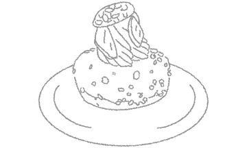 スイーツ シュークリーム イラスト の画像素材 食べ物 飲み物 イラスト Cgのイラスト素材ならイメージナビ