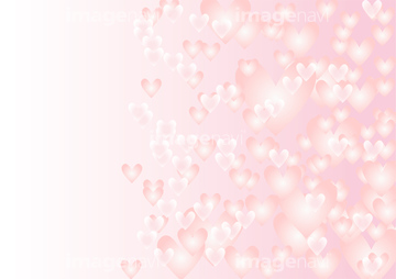 ピンクの背景 ハート形 の画像素材 季節 イベント イラスト Cgの写真素材ならイメージナビ