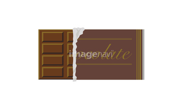 チョコレート 板チョコ イラスト の画像素材 食べ物 飲み物 イラスト Cgのイラスト素材ならイメージナビ