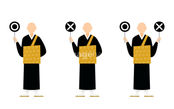 お坊さん 全身 住職 和風 の画像素材 日本人 人物の写真素材ならイメージナビ