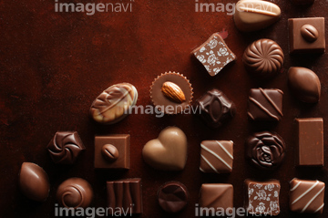チョコレート背景 の画像素材 菓子 デザート 食べ物の写真素材ならイメージナビ