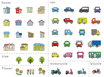 自動車 軽自動車 乗用車 イラスト の画像素材 自動車 乗り物 交通のイラスト素材ならイメージナビ