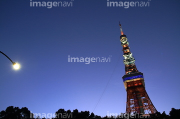 東京タワー シルエット 朝 の画像素材 バックグラウンド イラスト Cgの写真素材ならイメージナビ
