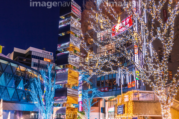 池袋 夜景 イルミネーション ロイヤリティフリー の画像素材 クリスマス 行事 祝い事の写真素材ならイメージナビ