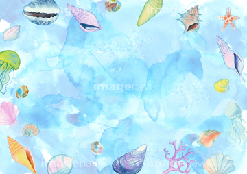 水族館 イラスト 綺麗 線 の画像素材 年賀 グリーティングのイラスト素材ならイメージナビ