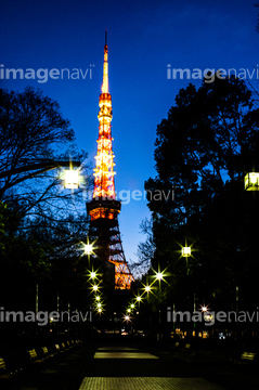 東京タワー シルエット 夕 楽しみ の画像素材 構図 人物の写真素材ならイメージナビ