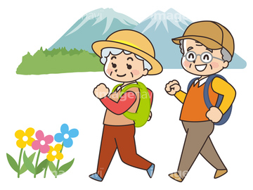 登山 イラスト 上機嫌 かわいい ロイヤリティフリー の画像素材 秋 冬の行事 行事 祝い事のイラスト素材ならイメージナビ