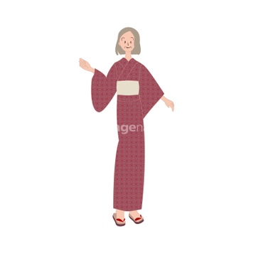 おばあちゃん イラスト 和服 の画像素材 人物 イラスト Cgのイラスト素材ならイメージナビ
