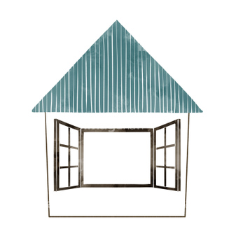 青い屋根 の画像素材 エクステリア 建具の写真素材ならイメージナビ