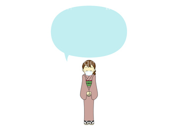 お辞儀 イラスト かわいい の画像素材 テーマ イラスト Cgのイラスト素材ならイメージナビ