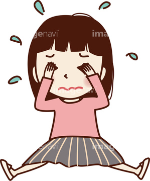 子供 全身 日本人 児童 泣く の画像素材 人物 イラスト Cgの写真素材ならイメージナビ