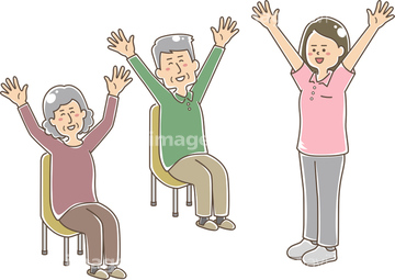 体操 健康的 かわいい ラジオ体操 イラスト の画像素材 医療 イラスト Cgのイラスト素材ならイメージナビ