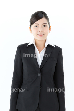 会社員 上半身 女性 楽しみ パンツスーツ 1人 日本人 の画像素材 ビジネスパーソン ビジネスの写真素材ならイメージナビ