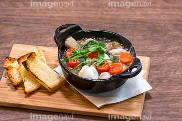 アヒージョ の画像素材 料理 食事 ライフスタイルの写真素材ならイメージナビ