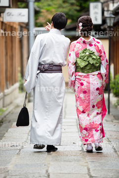 男性 着物 後ろ姿 ハーフ の画像素材 日本人 人物の写真素材ならイメージナビ