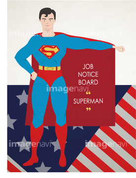 アメコミ スーパーマン ロイヤリティフリー イラスト の画像素材 ビジネス イラスト Cgのイラスト素材ならイメージナビ