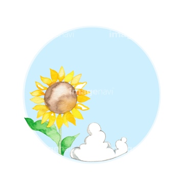 夏 イラスト 明るい 明暗 の画像素材 花 植物 イラスト Cgのイラスト素材ならイメージナビ