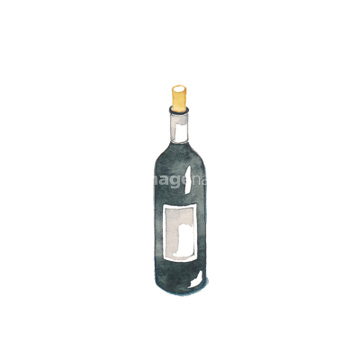 水彩画 ワイン ワインボトル の画像素材 テーマ イラスト Cgの写真素材ならイメージナビ