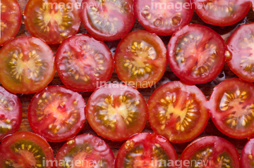 ミニトマト 断面 の画像素材 健康管理 ライフスタイルの写真素材ならイメージナビ