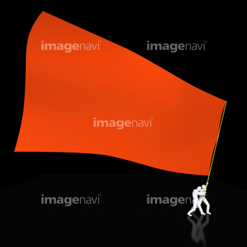 旗 振る 旗を振る の画像素材 構図 人物の写真素材ならイメージナビ