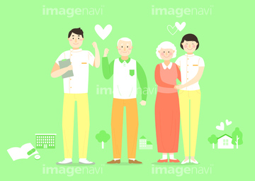 イラスト Cg ビジネス その他の職業 喜び シニア の画像素材 イラスト素材ならイメージナビ