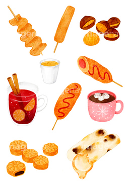 季節のイラスト 冬の食べ物 イラスト の画像素材 食べ物 飲み物 イラスト Cgのイラスト素材ならイメージナビ