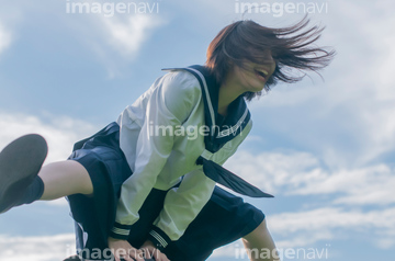馬跳び の画像素材 学校生活 ライフスタイルの写真素材ならイメージナビ