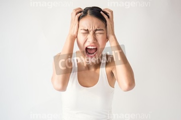 女性 ポーズ 泣く の画像素材 感情 人物の写真素材ならイメージナビ