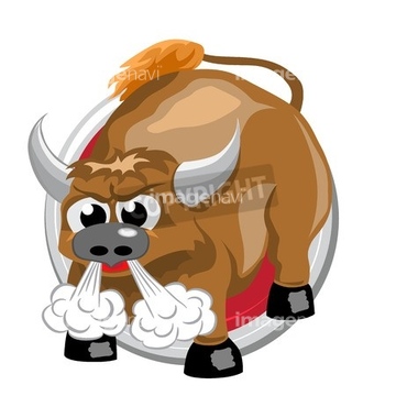 動物のイラスト ウシ かわいい イラスト の画像素材 生き物 イラスト Cgのイラスト素材ならイメージナビ