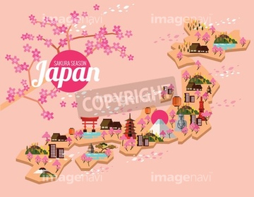観光地 イラスト 北海道 かわいい ロイヤリティフリー の画像素材