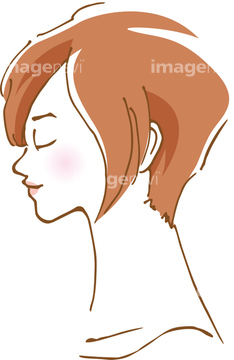 目 閉じる 横顔 楽しみ の画像素材 日本人 人物の写真素材ならイメージナビ