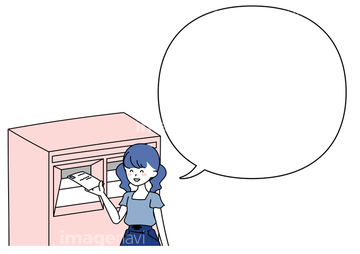 ポスト 郵便ポスト かわいい イラスト の画像素材 ビジネス イラスト Cgのイラスト素材ならイメージナビ