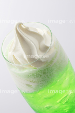 クリームソーダ の画像素材 菓子 デザート 食べ物の写真素材ならイメージナビ