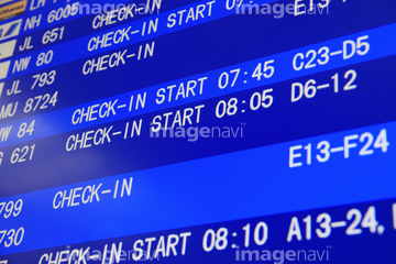 空港 電光掲示板 関西国際空港 の画像素材 サービス業 産業 環境問題の写真素材ならイメージナビ