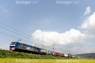 田んぼ イラストデータ 日本 東海道本線 ロイヤリティフリー の画像素材 鉄道 乗り物 交通の写真素材ならイメージナビ