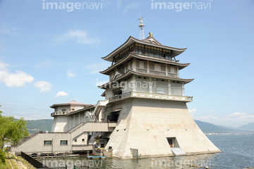 琵琶湖 大津市 滋賀県立琵琶湖文化館 の画像素材 川 湖沼 自然 風景の写真素材ならイメージナビ