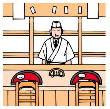 飲食店 レストラン テーブル 寿司屋 の画像素材 写真素材ならイメージナビ