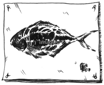 墨絵 魚 イラスト の画像素材 生き物 イラスト Cgのイラスト素材ならイメージナビ