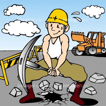 工事 イラスト 土木工事 建築業 の画像素材 人物 イラスト Cgのイラスト素材ならイメージナビ