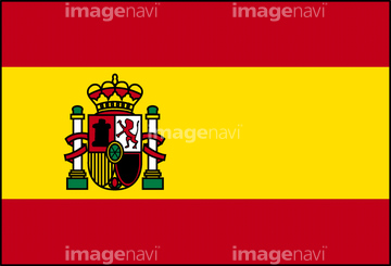 国旗 スペイン国旗 イラスト の画像素材 ライフスタイル イラスト Cgのイラスト素材ならイメージナビ